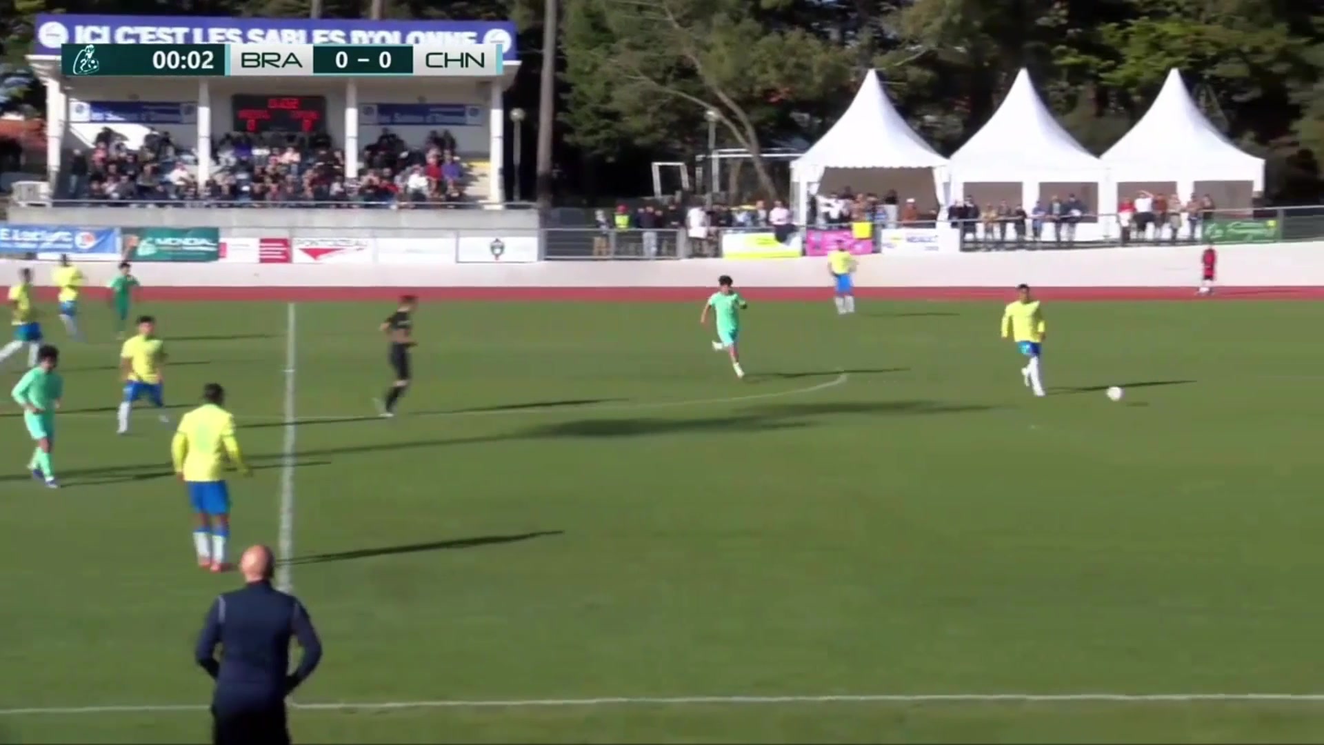 集锦蒙太古杯-李家进超远吊射造险 U16国足0-1巴西 集锦蒙太古杯-李家进超远吊射造险 U16国足0-1巴西